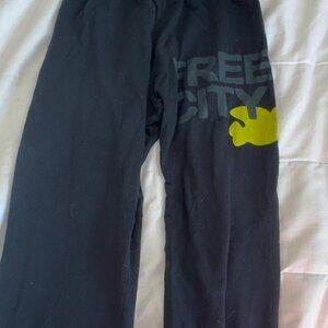 FREECITY sweatpants - blackspace